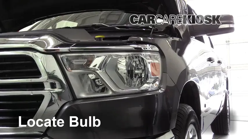 2019 Ram 1500 Big Horn 5.7L V8 Crew Cab Pickup Lights Headlight (replace bulb)